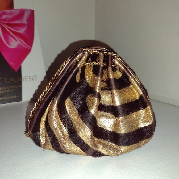 CHANEL Vintage Mini 2.55 Mademoiselle Lock Flap Pony Hair Bag AUTHENTIC - Picture 7 of 15